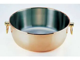 FUJINOS フジノス ロイヤルクラデックスしゃぶしゃぶ鍋／銅メッキ ＣＱＣＷ－２４０Ｃ