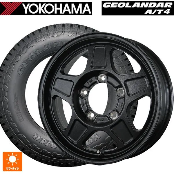 送料無料 サマータイヤホイール 4本セット 215/65R16 98H ヨコハマ ジオランダー AT4 G018 ブラックレター 正規品 トピー ラン