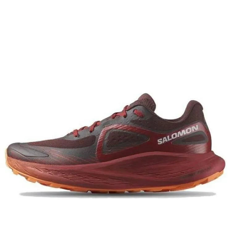サロモン グライド マックス ワイン色 バーガンディー 橙 オレンジ RED DAHLIA スニーカー メンズ SALOMON GLIDE MAX 473173 / BURGUNDY ORANGE