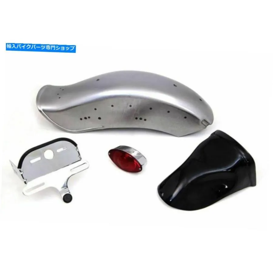 Rear Fender 後部DYNA Suphailスタイルボブ付きスチールフェンダーテールライトキットハーリースポーツスターXL Rear Dyna Softail Style Bobbed Stee