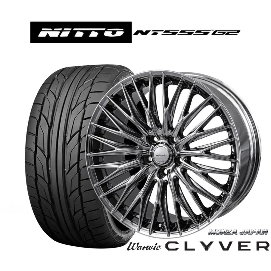 サマータイヤ ホイール4本セット モンツァ ワーウィック クライヴァー NITTO NT555 G2  245/30R20