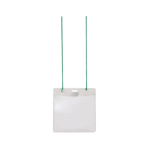 (まとめ) プラス イベント用 吊り下げ式 名札イベントサイズ グリーン CT-E1 1パック（50個）  【×10セット】[21]
