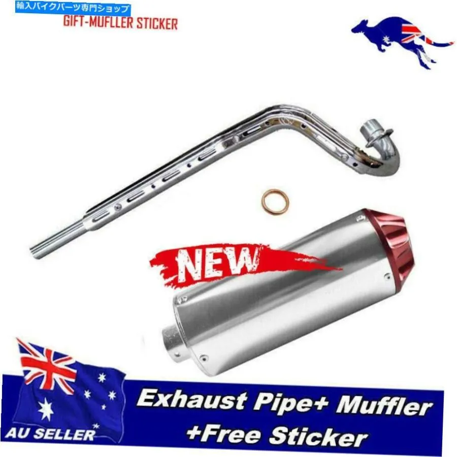 サイレンサー 4ストロークピット汚れの自転車用排気管マフラー110cc 125cc 140ccホンダ EXHAUST PIPE MUFFLER FOR 4-STROKE PIT DIRT BIKE CRF50 110C