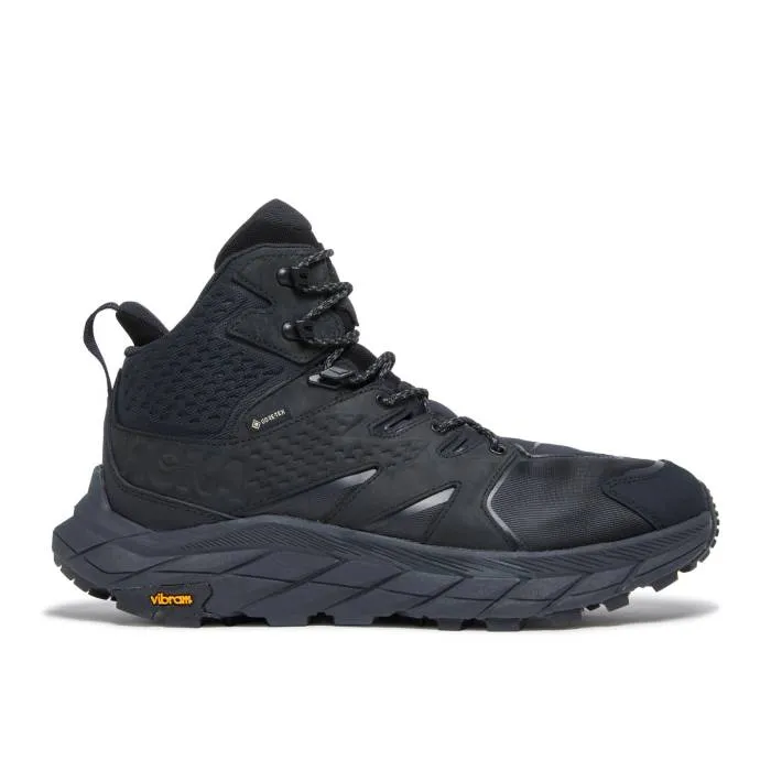 Hoka 【 Anacapa Mid Gore-Tex Black Men Black/Black 】 ミッド ゴアテックス メンズ 黒色 ブラック