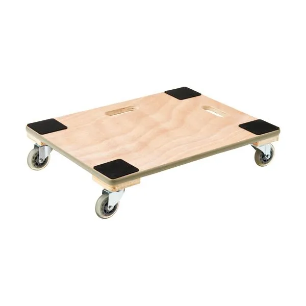 【ポイント20倍】アイネット木製平台車 静運 すべり止め付 100kg荷重 455×605mm IK501-02 1台