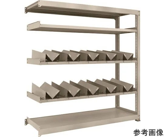 【大型品の為別途送料有】 トラスコ中山 一斗缶ラック スチールラック M3型中量棚 W1800×D571×H1800 5段 連結 缶受×10付 M3-6665-KU10B