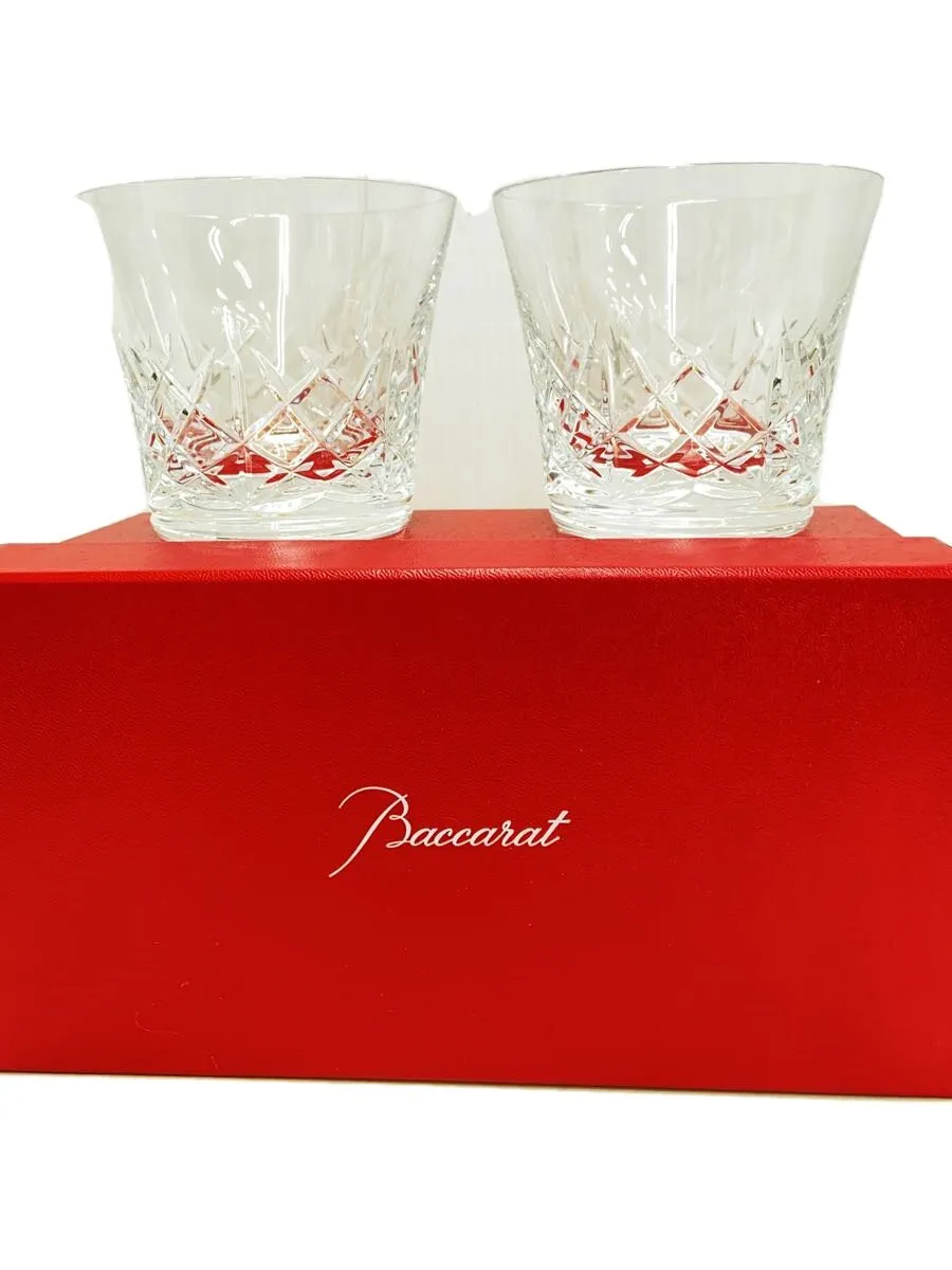 【中古】Baccarat◆未使用//アリア/イヤータンブラー/ロックグラス2025/グラス/2点セット【キッチン用品】
