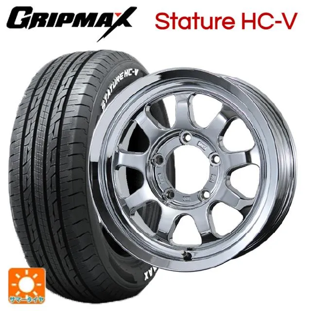 スズキ ジムニーノマド(JC74W)用 195/80R15 107/105Q グリップマックス スタチャーHCV ホワイトレター ブロウズ ロブナイン