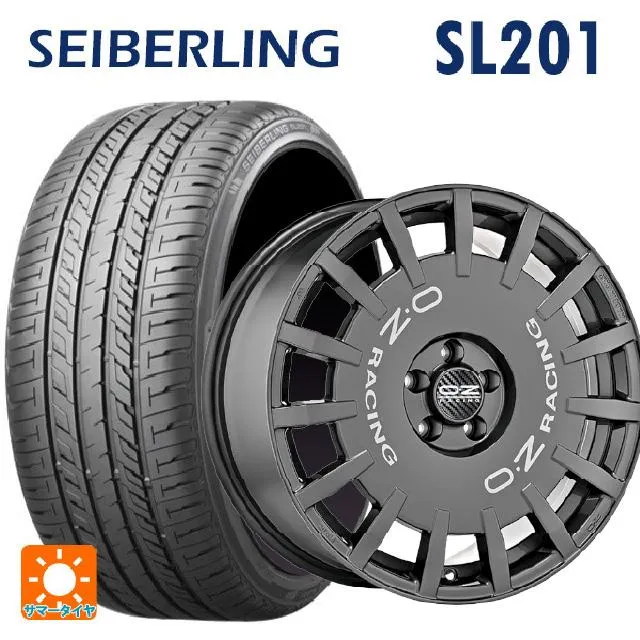 送料無料 サマータイヤホイール 4本セット 235/45R17 94W セイバーリング セイバーリング SL201(ブリヂストン工場生産） オーゼット