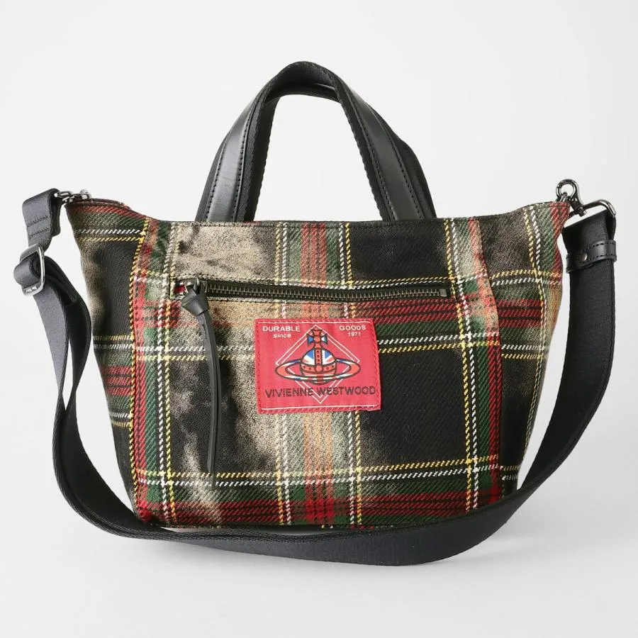 並行輸入 ヴィヴィアン ウエストウッド トートバッグ Vivienne Westwood ヘンリー 4D030005U W01ASユニセックス レッド 赤 ブラック 黒