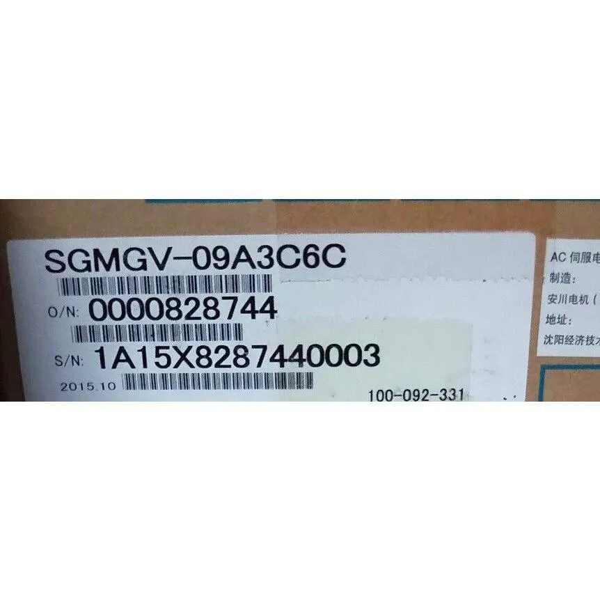 新品★東京発★適格請求★税込★YASKAWA / 安川電機 サーボモーター SGMGV-09A3C6C ★６ヶ月保証