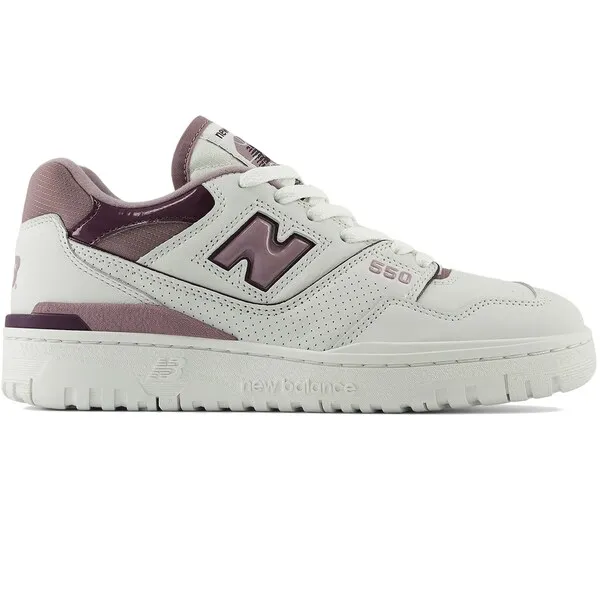 New Balance ニューバランス レディース スニーカー  【New Balance 550 White Ice Wine (Women)】  サイズ US_8.5(25.5cm) White/Ice Wine