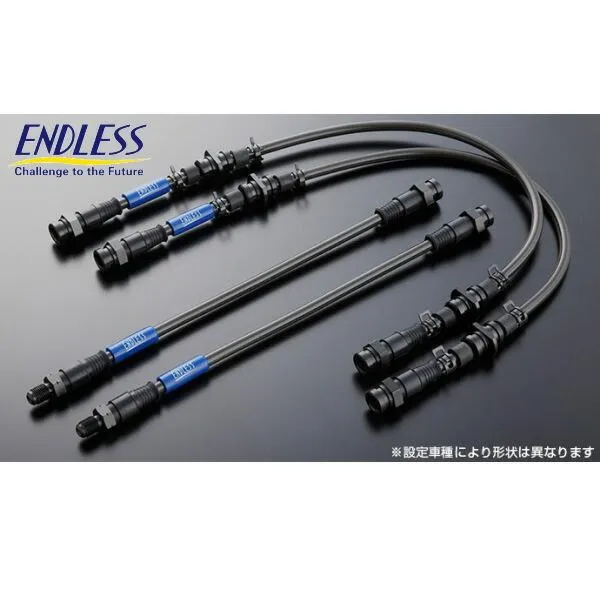 ENDLESSブレーキライン前後セット スチールフィッティング GE8フィット 4輪ディスク用