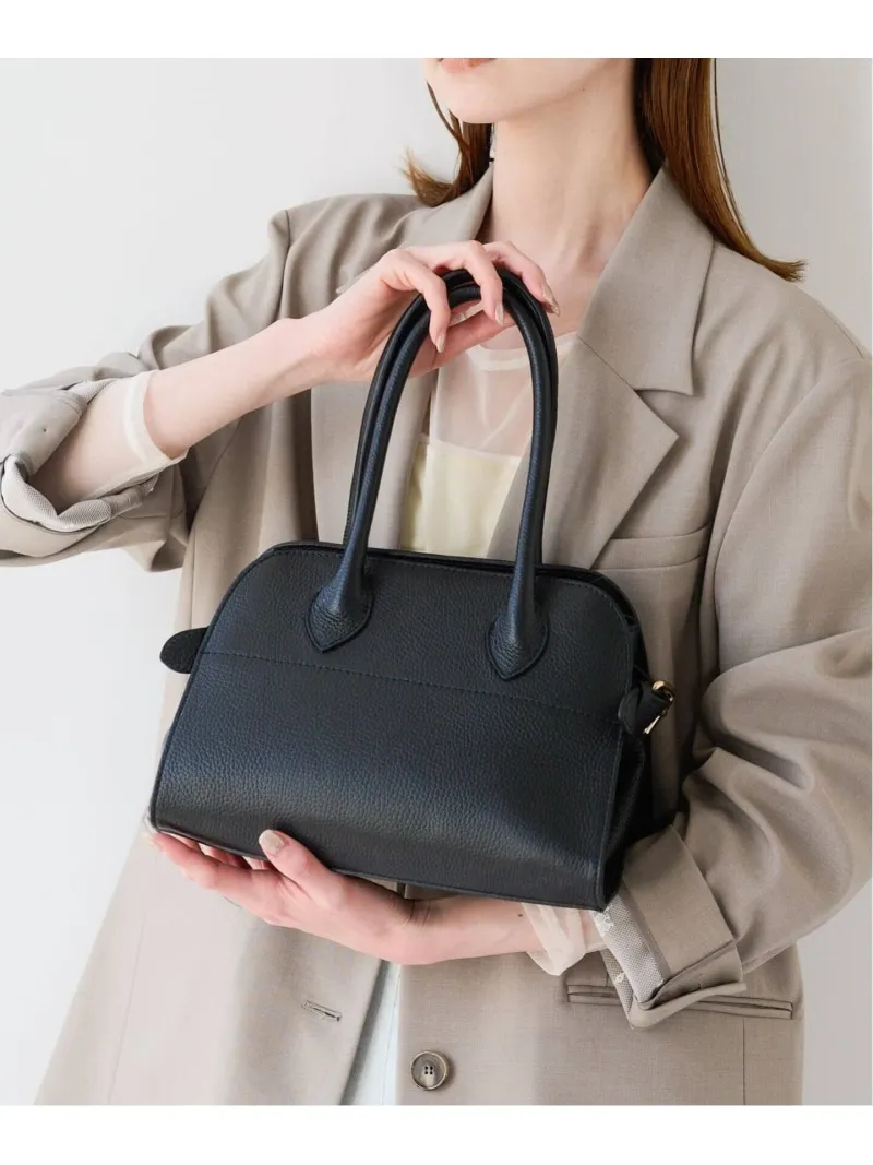MARLON/マルロン レザーショルダーバッグ U by SPICK\u0026SPAN ユーバイスピックアンドスパン バッグ ショルダーバッグ ブラック【送料無料】[ Fashion]