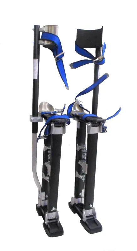 竹馬 乾式壁ペイント ミドルサイズ 21～35インチ 54～89cm アルミニウムツール Drywall Stilts ブラック（黒）高所作業 [並行輸入品]