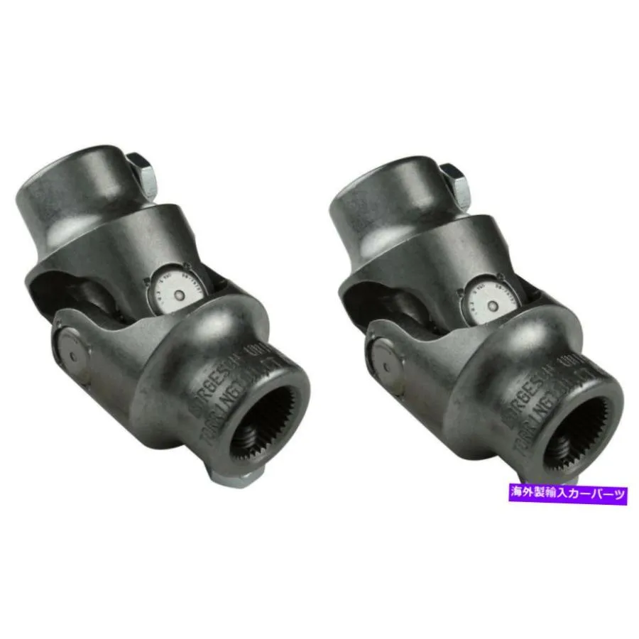 Steering Shaft Borgeson 0134449ステアリングシャフトユニバーサルジョイントユニバーサル2パック Borgeson 013449 Steering Shaft Universal Joint