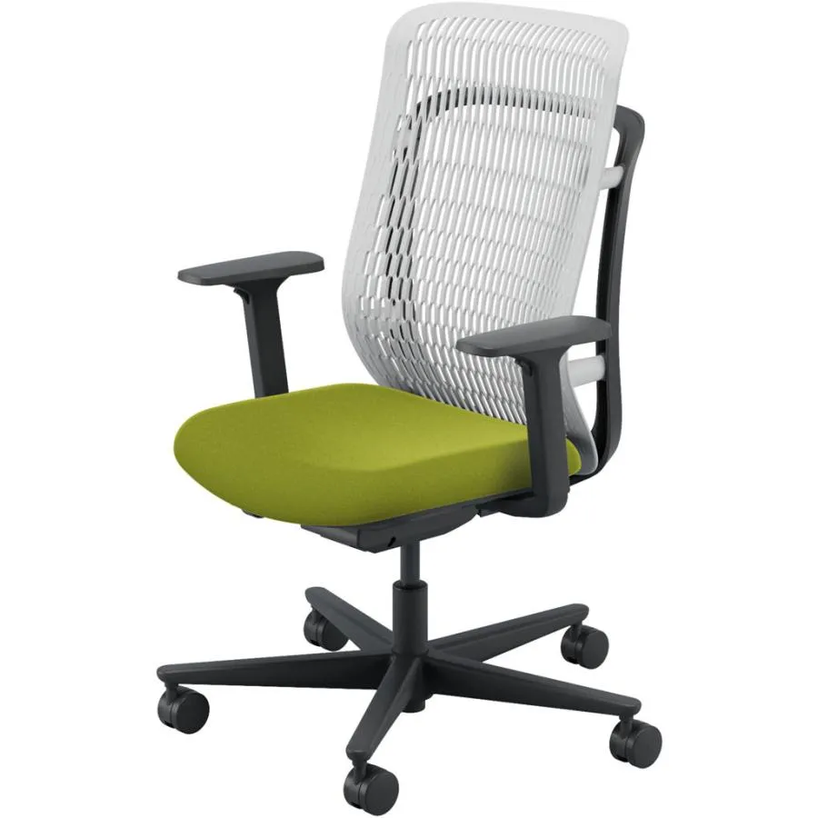 内田洋行 AJCHAIR2(エージェーチェア2) AJ2A-331AG-A PA アッシュグレイメッシュ ヘッドレストなし アジャスタブル肘 ナイロンキャスター