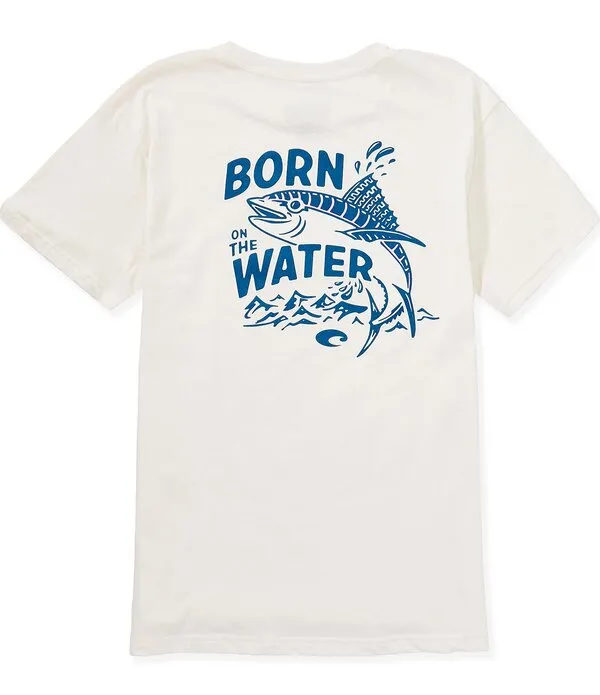 コスタ メンズ トップス シャツ Costa Hooked Short Sleeve T-Shirt Vintage White ホワイト