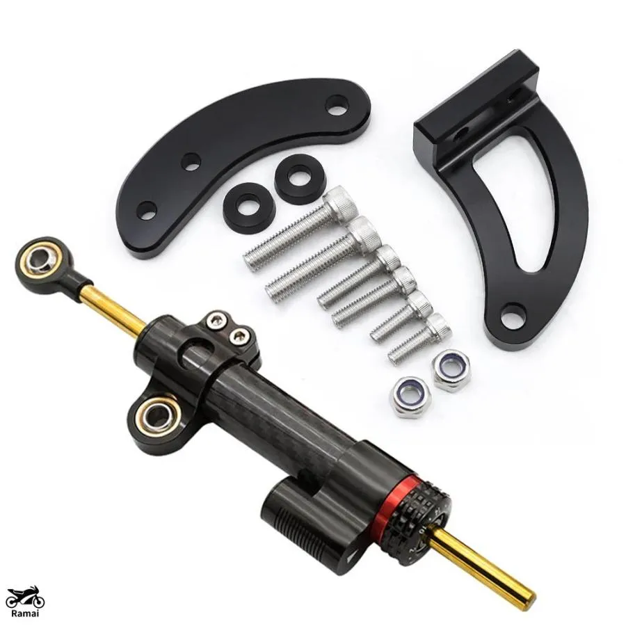 【並行輸入品】 スクーター ステアリング ダンパー Stabilize ダンパーs ブラケット キット tron victor thアンダー dt3 カスタム パーツ