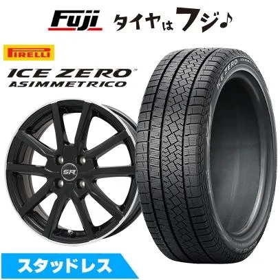 【新品】フリード クロスター スタッドレスタイヤ ホイール4本セット 185/65R15 ピレリ アイスゼロアシンメトリコ Vスポーク 6J 15インチ