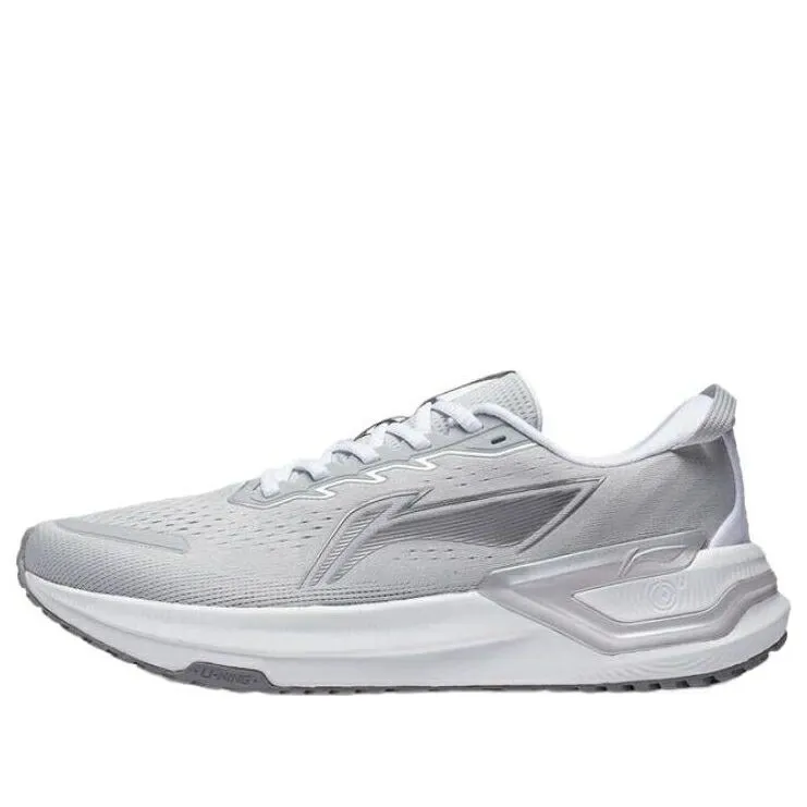 リーニン 銀色 シルバー 灰色 グレー 白色 ホワイト 3.0 ILVER GREY スニーカー メンズ LI-NING YUEYING ARHT019-2 / SILVER GREY WHITE