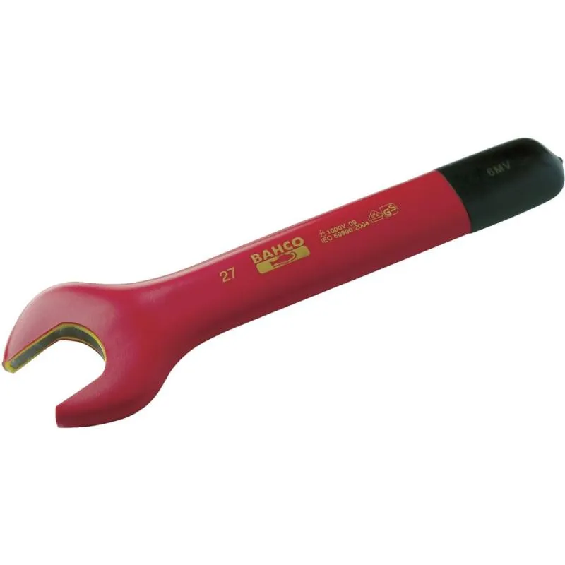 BAHCO(バーコ) Insulated Open End Spanner 1000V絶縁仕様片口スパナ 32mm 6MV-32