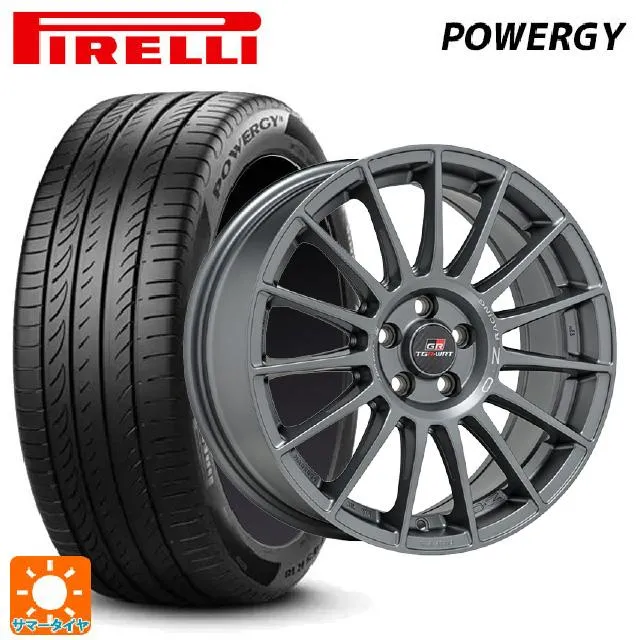 送料無料 サマータイヤホイール 4本セット 225/60R18 100H ピレリ パワジー 正規品 オーゼット レーシング スーパーツーリズモ TGR
