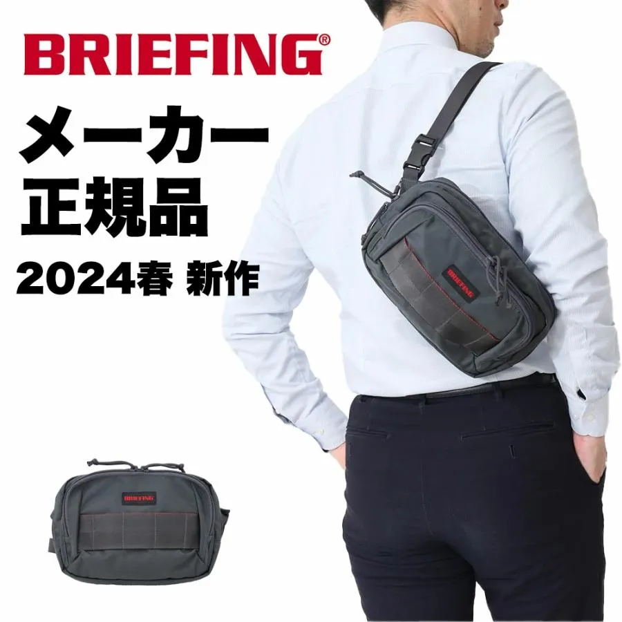 正規品 正規品 2024年春新作 ブリーフィング ショルダーバッグ ボディバッグ BRIEFING BS BOX SHOULDER S AG ショルダーバッグ bra241l40