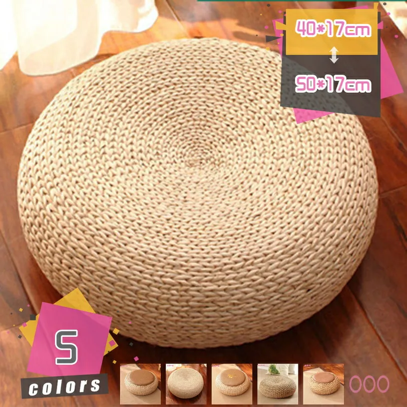 丸座布団 クッション い草座布団 い草 クッション 大きい フロアクッション 丸型 シートクッション 天然素材 手作り おしゃれ 通気性 素朴 和風 和室 座り心地いい 体圧吸収・分散 手入れ簡単 インテリア 床用 たたみ mdnat