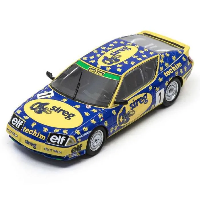 スパーク 1/43 アルピーヌ V6 ターボ 1988 ルノー エルフ ターボ ヨーロッパカップ チャンピオン #1