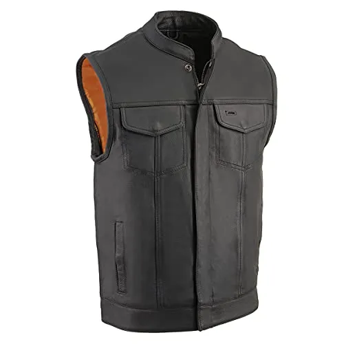 【中古】【未使用・未開封品】Milwaukeeメンズスナップ/Zip Front Clubベスト(ブラック, 8?x l)