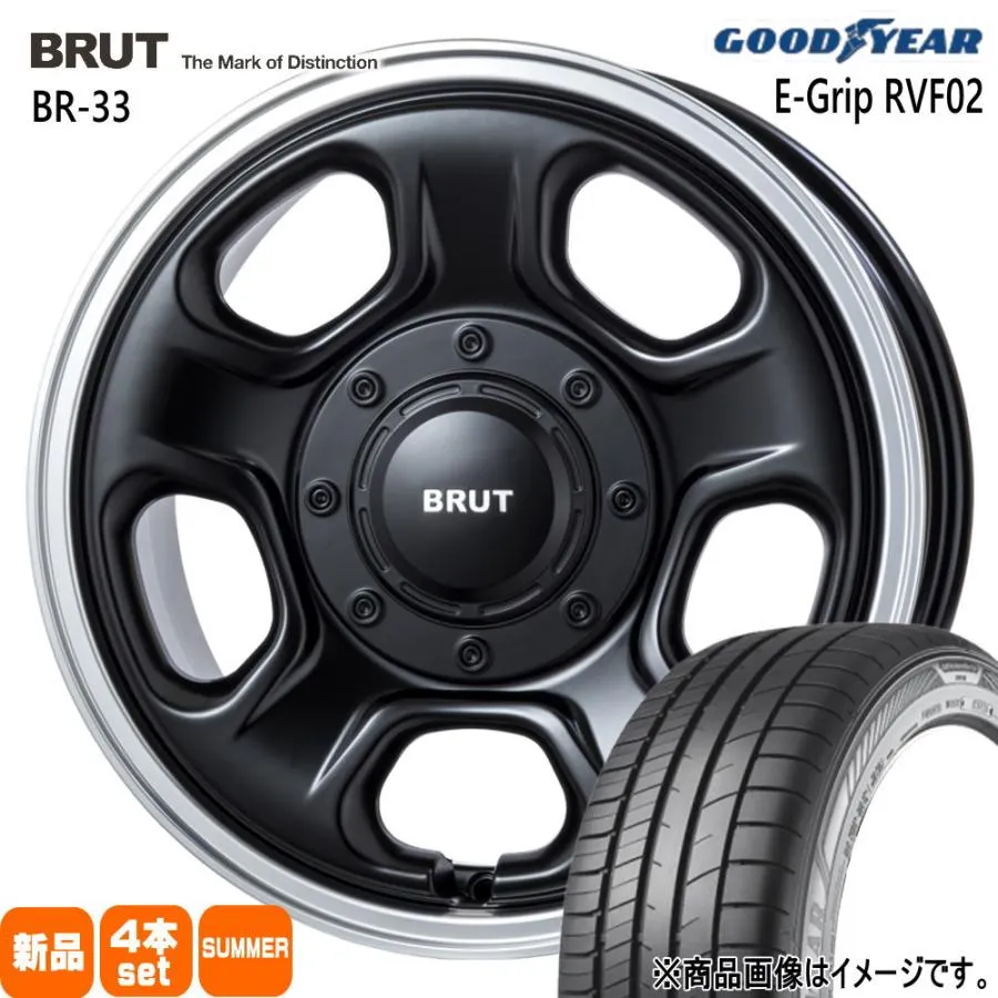 ライズ ロッキー ハイブリッド  グッドイヤー 215/65R16 98H EfficentGrip RVF02 夏用 サマータイヤ BRUT BR-33
