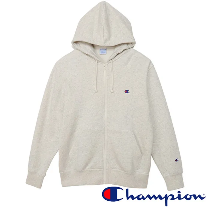 チャンピオン Champion  ジップアップパーカー ジップフーデッドスウェットシャツ アメカジ スウェット C3-Y137 オートミール 送料無料