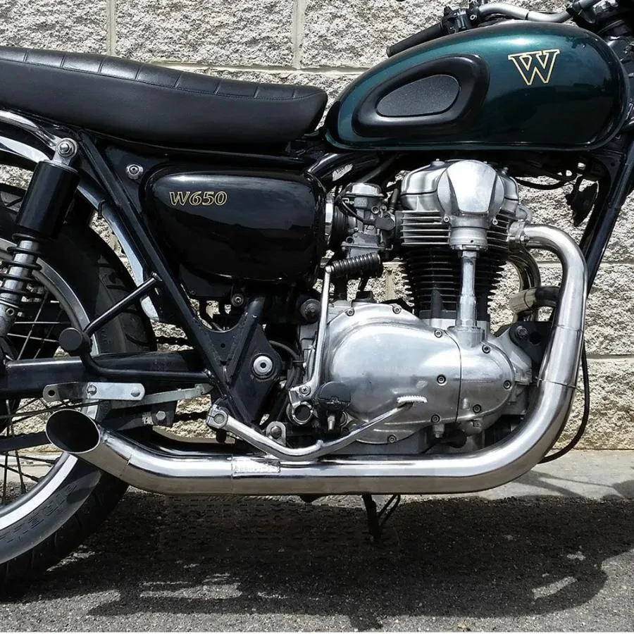 W650 ステンレス2in2 Hot Rod フルエキゾーストマフラー MASS Exhaust