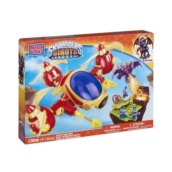 メガブロック ブロック おもちゃ お誕生日プレゼント Mega Bloks Skylanders Arkeyan Copter Attack
