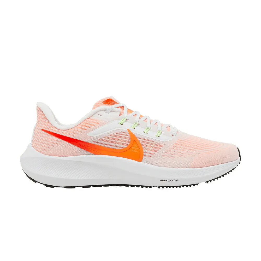 ナイキ ズーム ペガサス 白色 ホワイト クリムゾン 黒色 ブラック ズームペガサス WHITE CRIMSON スニーカー メンズ NIKE AIR ZOOM PEGASUS 39 BRIGHT / WHITE BRIGHT CRIMSON BLACK TOTAL