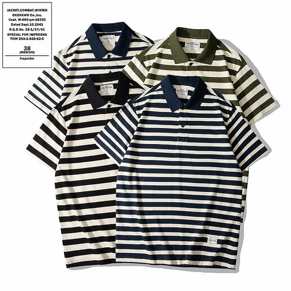 P14785 ボーダー メンズ シャツ Ｔ-シャツ 新作 トッブス 日焼け止め服 半袖スポーツ ファッション
