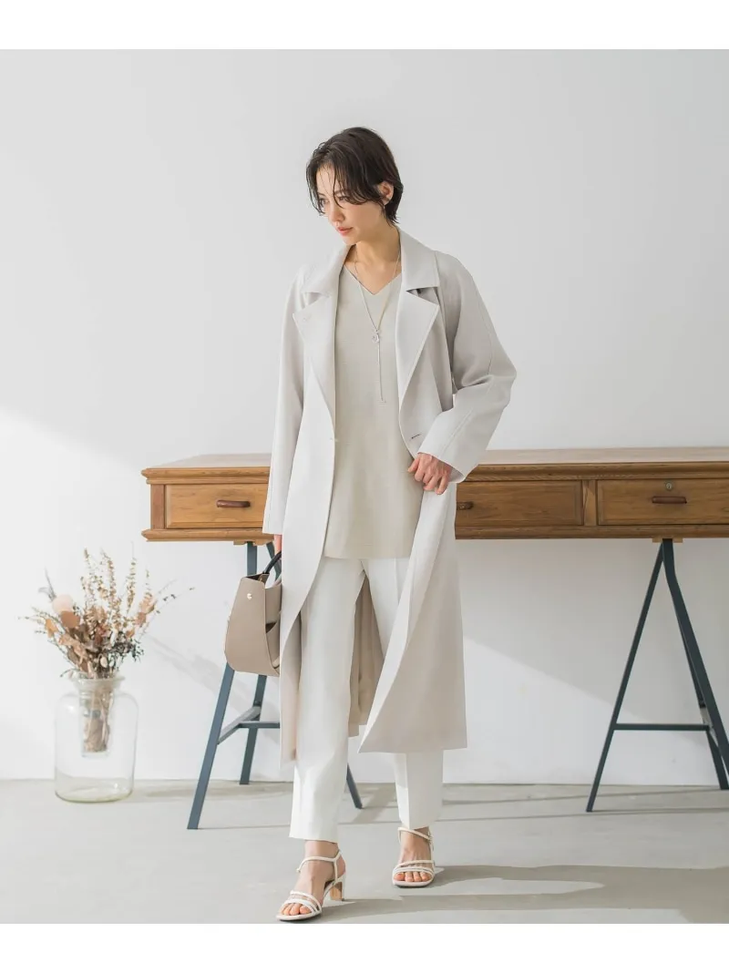 【SALE／60%OFF】防シワスプリングコート≪速乾/紫外線防止/洗える≫ LAUTREAMONT ロートレアモン ジャケット・アウター その他のジャケット・アウター ベージュ ネイビー イエロー グリーン【RBA_E】【送料無料】[ Fashion]
