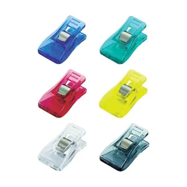 (まとめ) TRUSCO スタンドクリップ6色セット TSG30-SET 1パック（30個） 〔×10セット〕