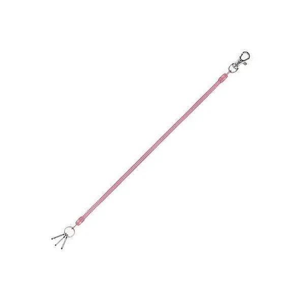 （まとめ） レイメイ藤井 コイルキーチェーン26~100cm ピンク GLK301P 1個 〔×30セット〕