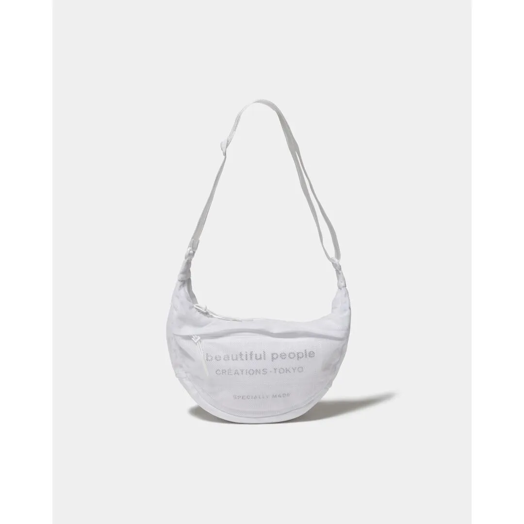 beautiful people | ビューティフルピープル nothing to hide half moon bag white (1626611997) 26SS 26春夏  バッグ