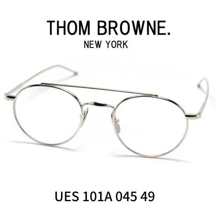 THOM BROWNE トムブラウン 眼鏡 UES 101A 045 49 Silver シルバー