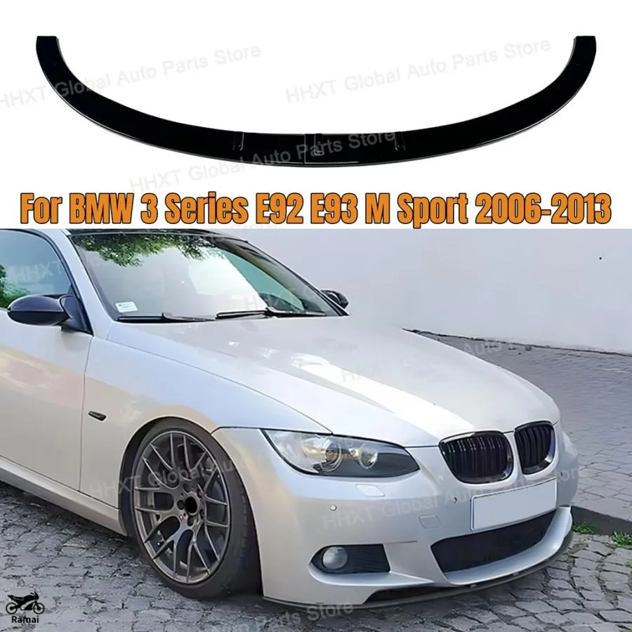 【並行輸入品】 フロント バンパー フロント リップ スポイラー スプリッター フロント BMW 3 シリーズ E92 E93 M スポーツ 2006年-2013年 ボディ ガード カス