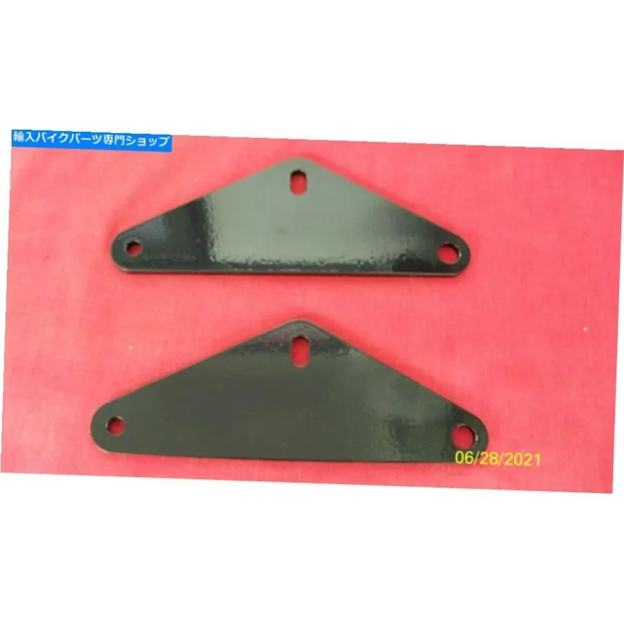 サイレンサー 73-74 Triumph T140新しいサイレンサーマフラーブラケット71-3761イギリス 73-74 TRIUMPH T140 NEW SILENCER MUFFLER BRACKETS 71-3761