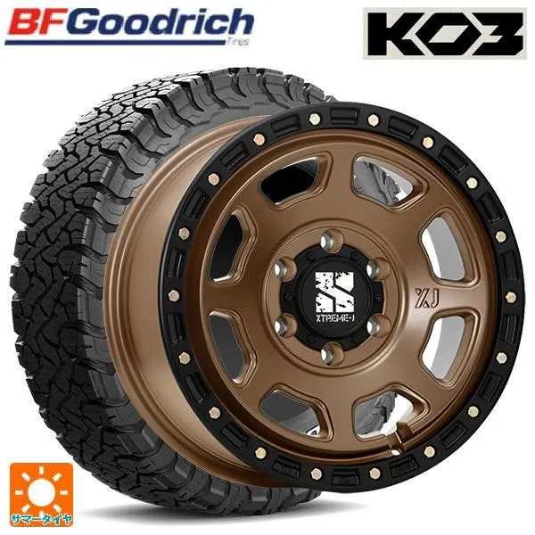 送料無料 サマータイヤホイールセット 285/70R17 121/118S BFグッドリッチ オールテレーン TA KO3 ホワイトレター 正規品 エ