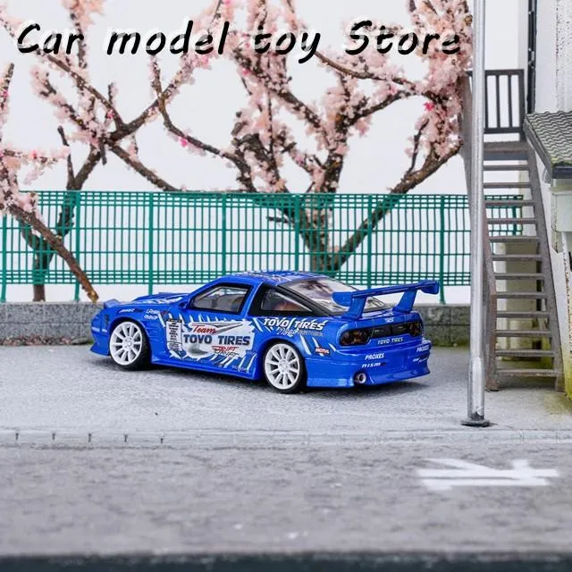 【並行輸入品】1:64スケール スピリット 180SX 合金カーモデル 大人の グッズ 静的完成品 置物