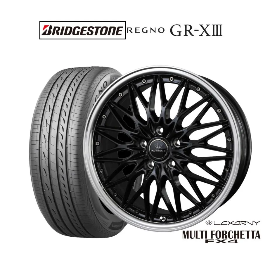 サマータイヤ ホイール4本セット BADX ロクサーニ マルチフォルケッタ FX4 ブリヂストン REGNO レグノ GR-XIII(GR-X3) 245/35R20