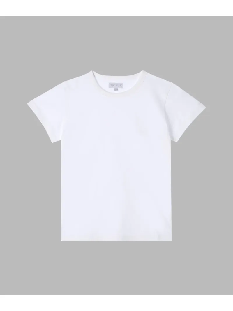 コットン 半袖 Tシャツ \"Brando\" agnes b. FEMME アニエスベー トップス カットソー・Tシャツ ホワイト【送料無料】[ Fashion]