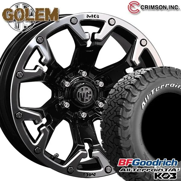 サマータイヤ ホイール4本セット 265/70R17インチ 6H139.7 CRIMSON クリムソン MGゴーレム BM BF グッドリッチ オールテレーン T/A KO3 ホワイトレター