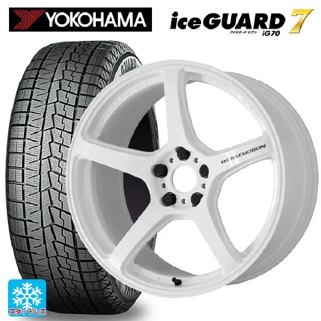 トヨタ カローラ スポーツ(210系)用 2025年製 215/45R17 87Q ヨコハマ アイスガード7(IG70) エモーション T5R